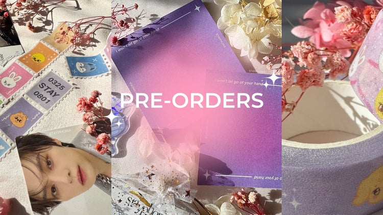 PRE–ORDERS