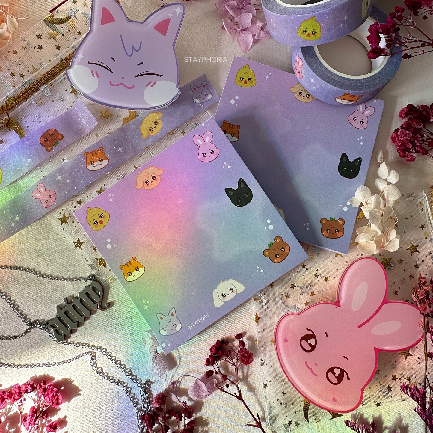 »GLITTERTEEZ« STATIONERY SET