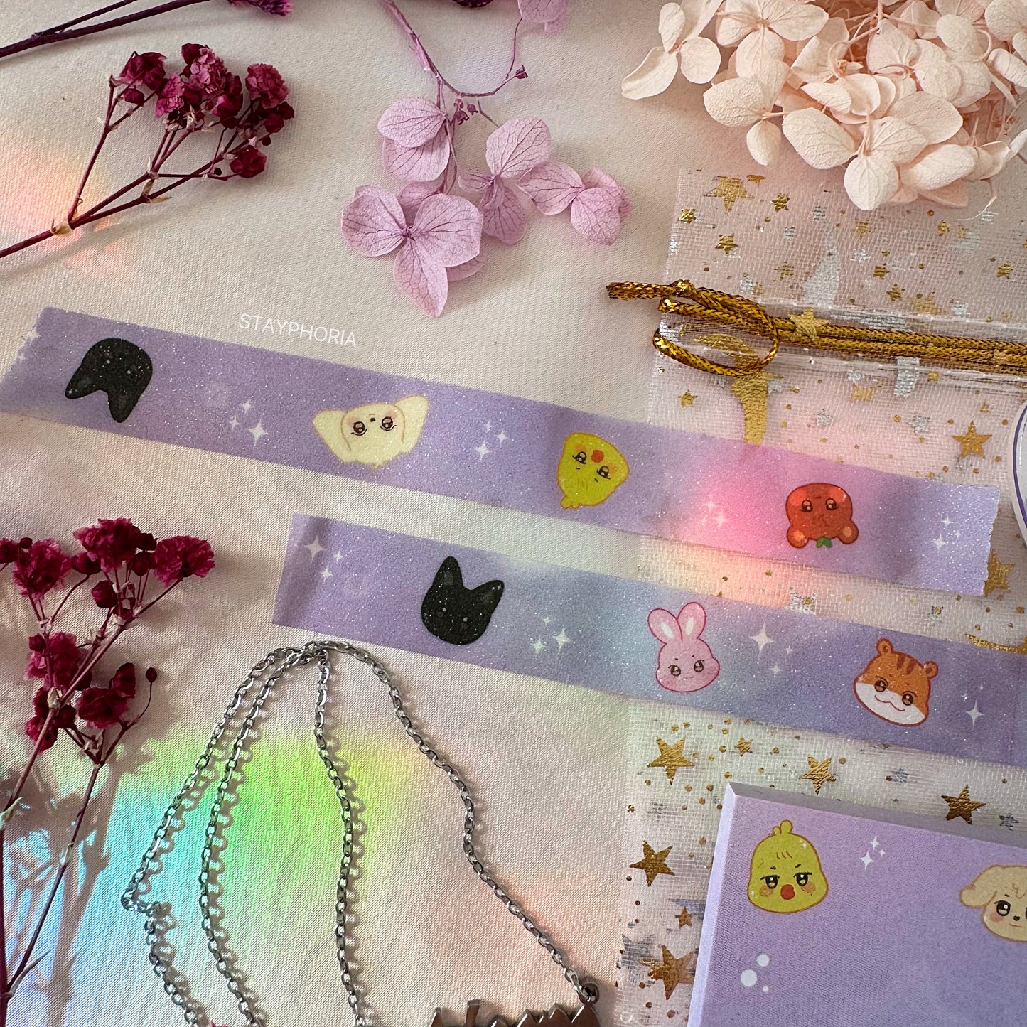 »GLITTERTEEZ« STATIONERY SET