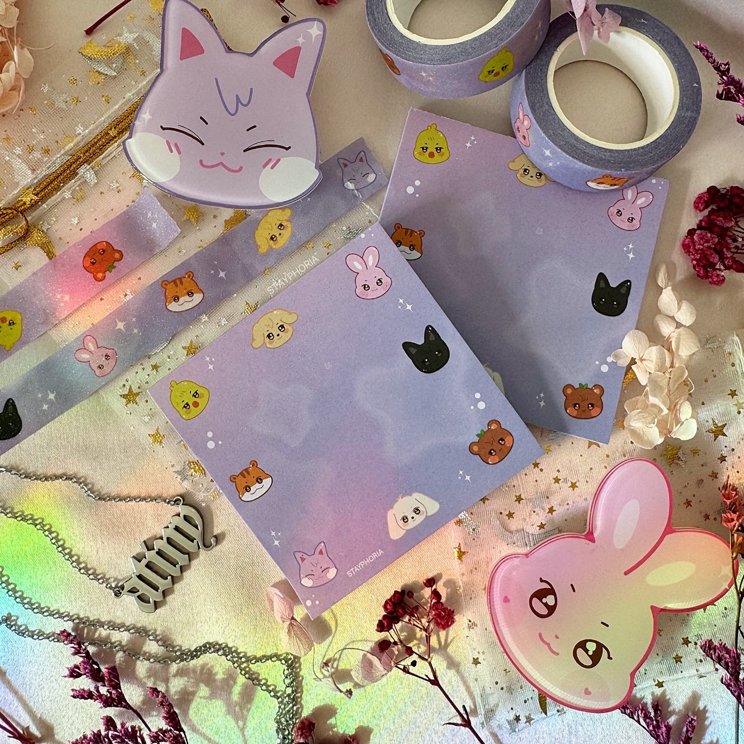 »GLITTERTEEZ« STATIONERY SET