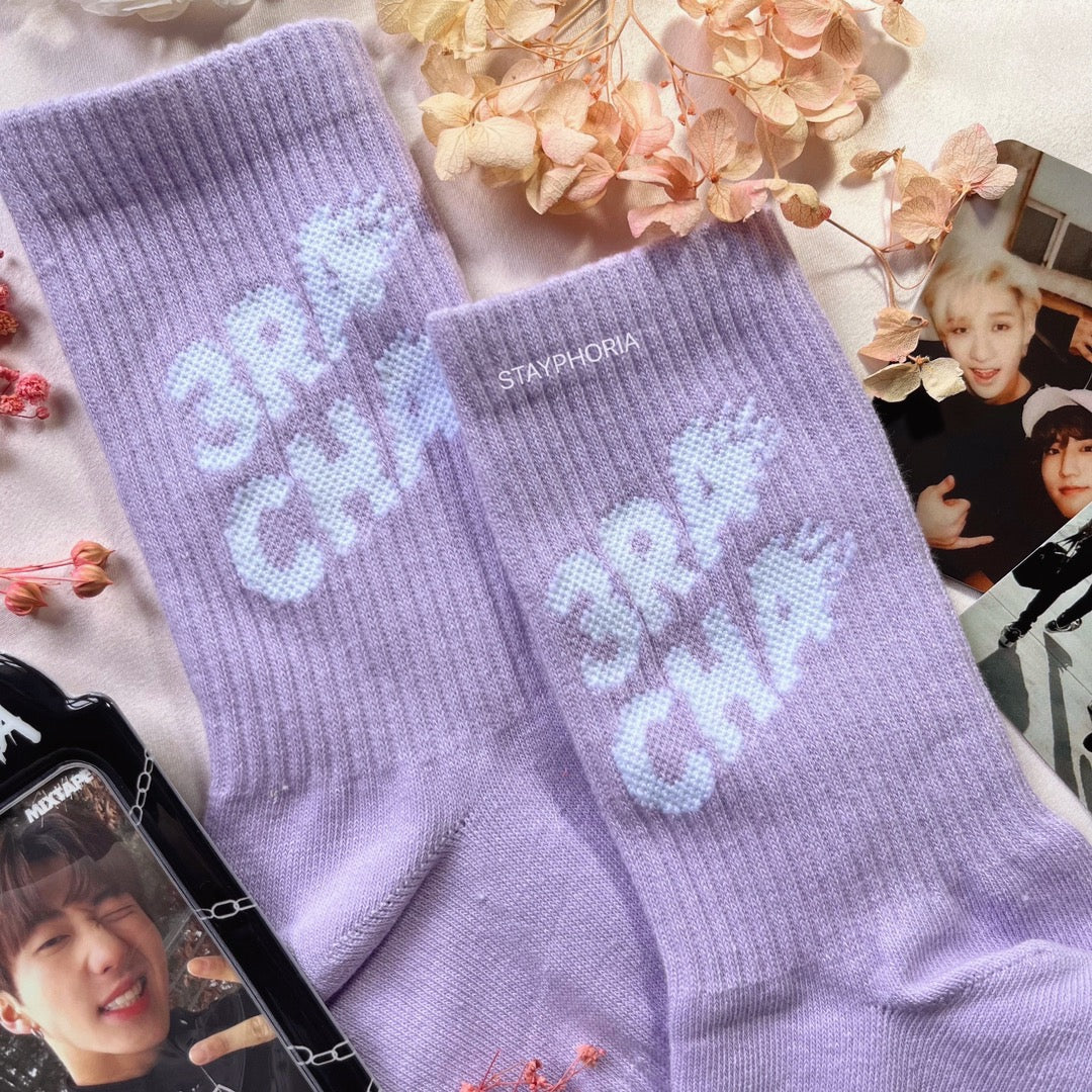 »3 RACHA« SOCKS [VIOLET]