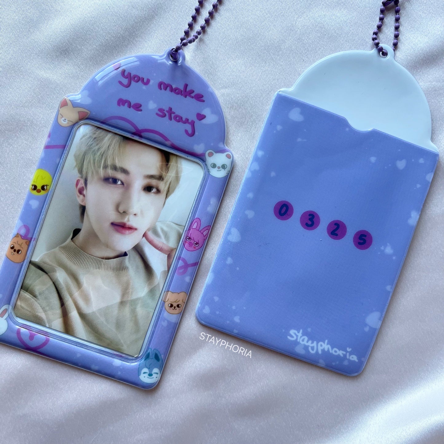 »YOU MAKE ME STAY« SKZOO PHOTOCARD HOLDER