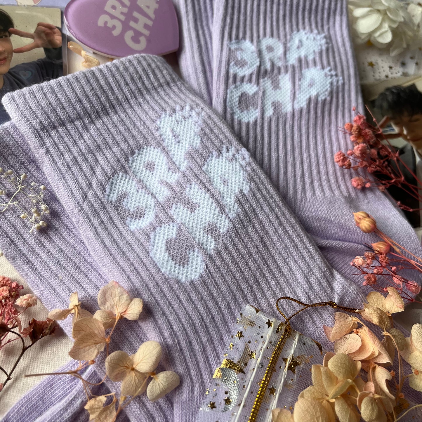 »3 RACHA« SOCKS [VIOLET]