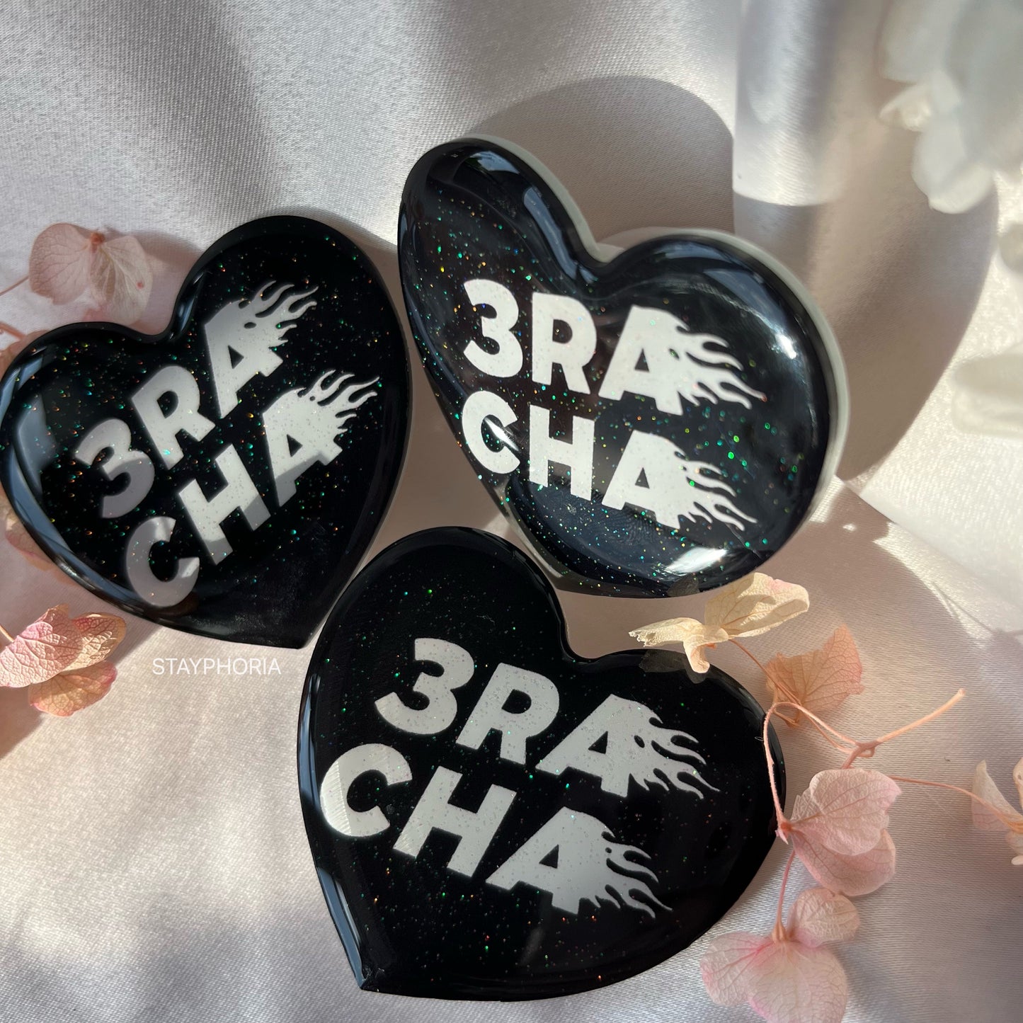 »3RACHA« HEART GRIPTOK [BLACK]